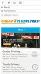 Mobile Screenshot of cheapclubflyers.com